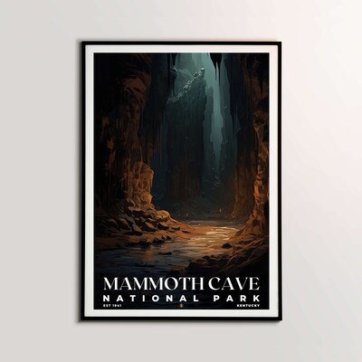 Mammoth Cave National Park Poster, Travel Art, Office Poster, Home Decor | S7 - image2
